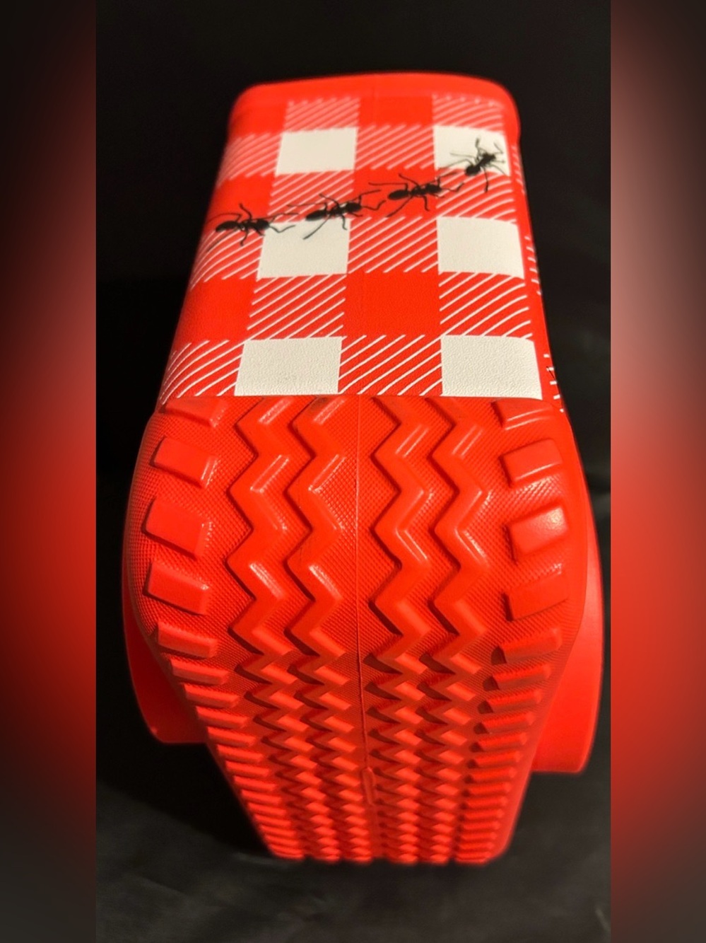 Bogg Bag Red Gingham Tote by - Picture 7 of 12